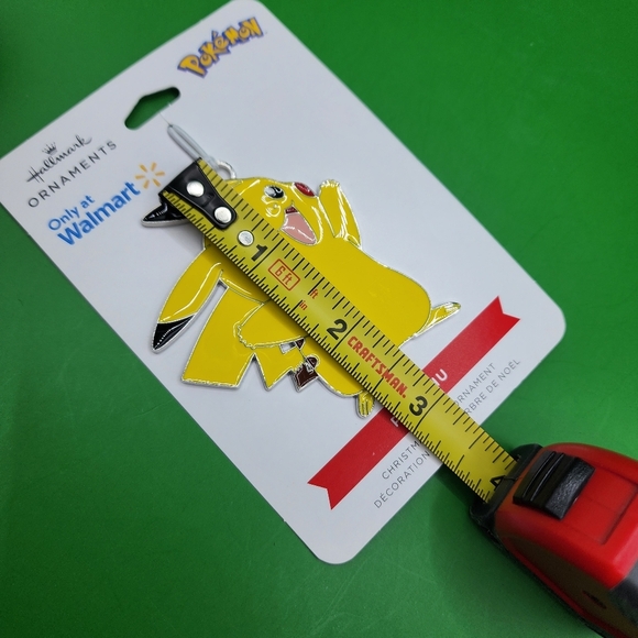 Pokemon Pikachu Enamel Metal Christmas Tree Ornament Hallmark NEW 2.5" - Picture 4 of 4